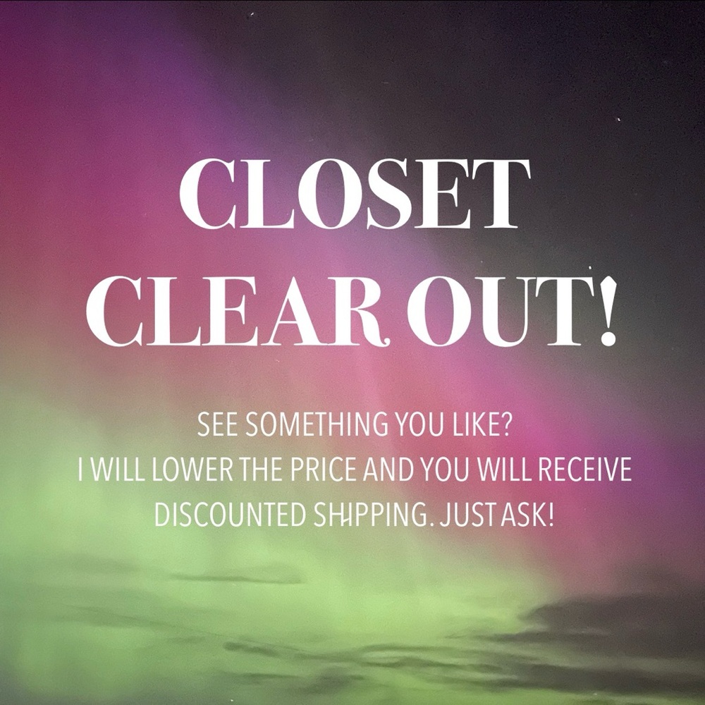 CLOSET CLEAR OUT!